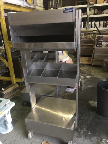 Porta porta, talher e pratos em aço inox - Foto 2