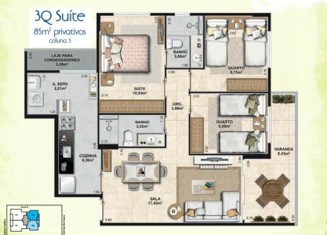 Oferta Apartamento e 3 qts Bella Augusta Residencial Lorenge (pronto para morar) - Foto 11