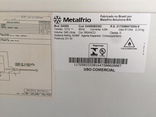 Freezer Horizontal Metalfrio 546L - Foto 4