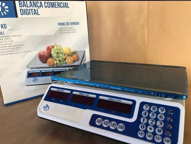 Balança Eletrônica Digital 40kg Visor Duplo Alta Precisão Completa (NOVA) ACEITA CARTÃO - Foto 4