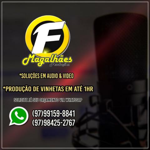 Gravação & Produção de Vinhetas, Spot's, Jingles e Off's Comerciais!