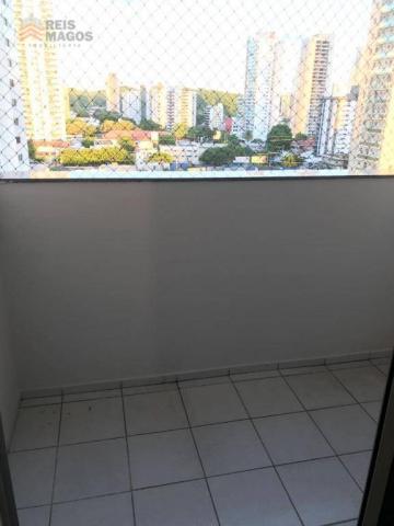 Apartamento com 2 dormitórios para alugar, 57 m² por R$ 1.600/mês - Tirol - Natal/RN - Foto 3