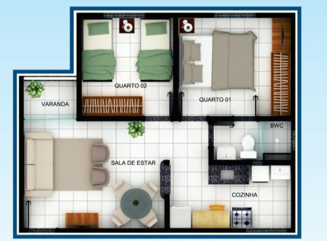 Passo chave apartamento Jardins 5 - Foto 2