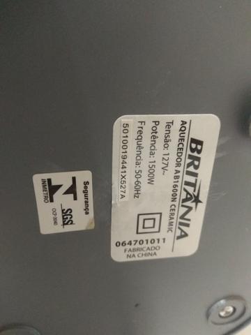 Aquecedor Britânia 1500w 127v - Foto 5