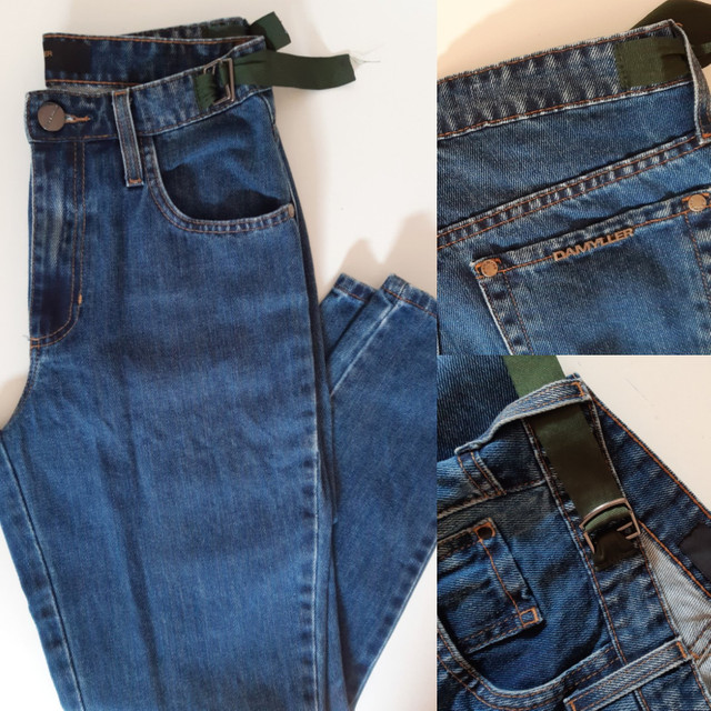 calça mom jeans damyller