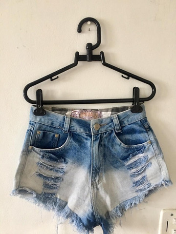 short jeans bicolor