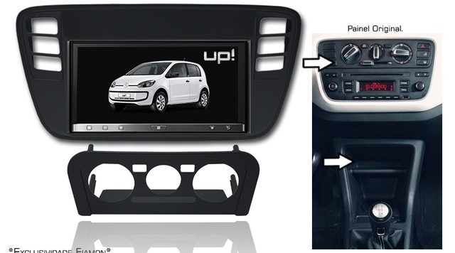 Moldura Vw Up 2014 à 2017  - EPX320 / EPX321 - Foto 2