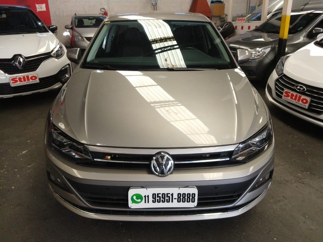 POLO 1.0 200 TSI HIGHLINE 2019 CINZA 2 DONO TOP COMPLETO !