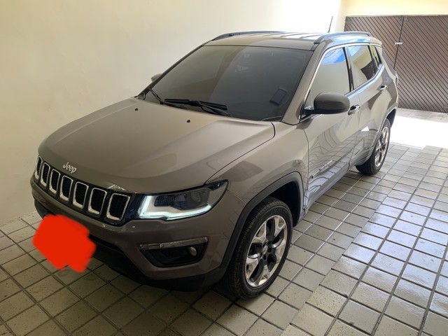 JEEP COMPASS DIESEL LONGITUDE 2019/2019 CINZA ANTIQUE 4X4 AUTOMÁTICO