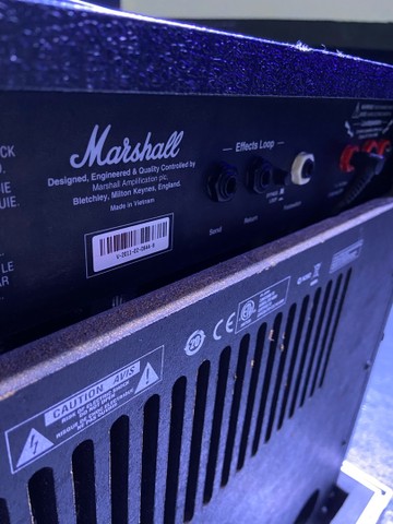 Amplificador Marshall MA 50 C Valvulado + Case - Foto 3