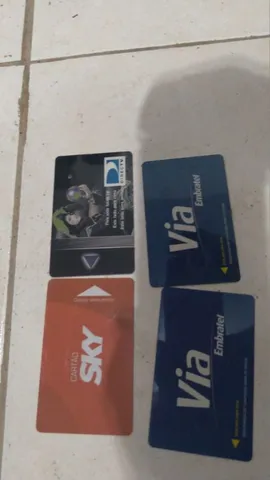 Cartões tv parabólica receptor