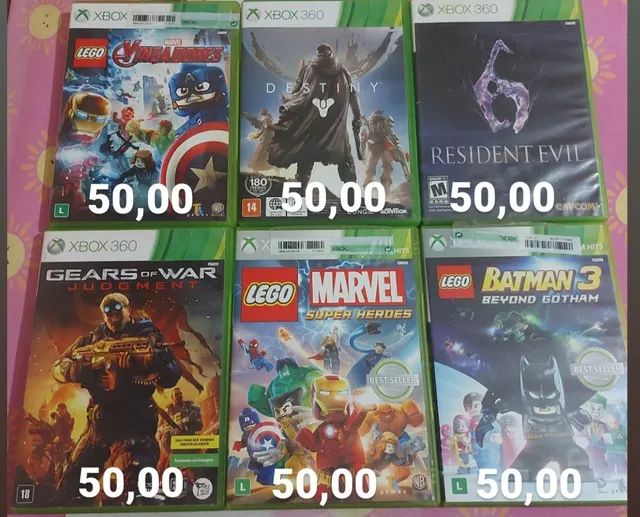 vendo 3 jogos para Xbox 360 ORIGINAIS - Videogames - Potengi, Natal  1254877051