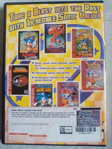 Jogo Sonic Mega Collection Plus PS2 ( Aventura ) Play 2