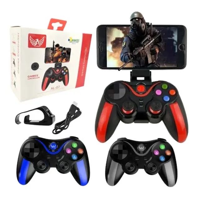 Suporte para Jogos no Celular Gamepad Game Handle 3x1 + Botão