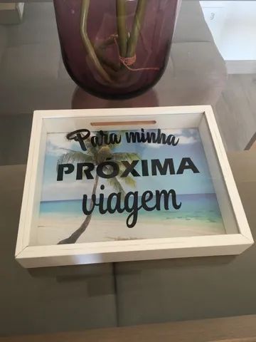 Quadro Cofre  Para Nossa Próxima Viagem 25x21