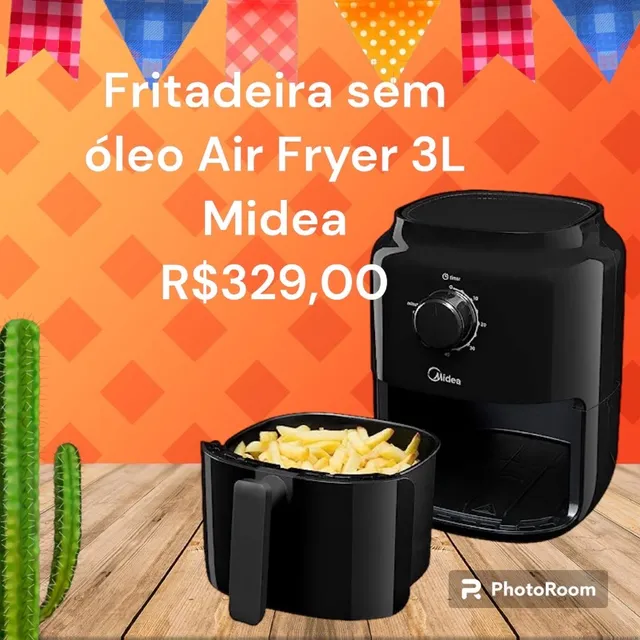 Midea MFTN3501-B Air Fryer, Black