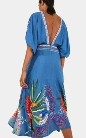 Vestido midi Farm - Foto 4
