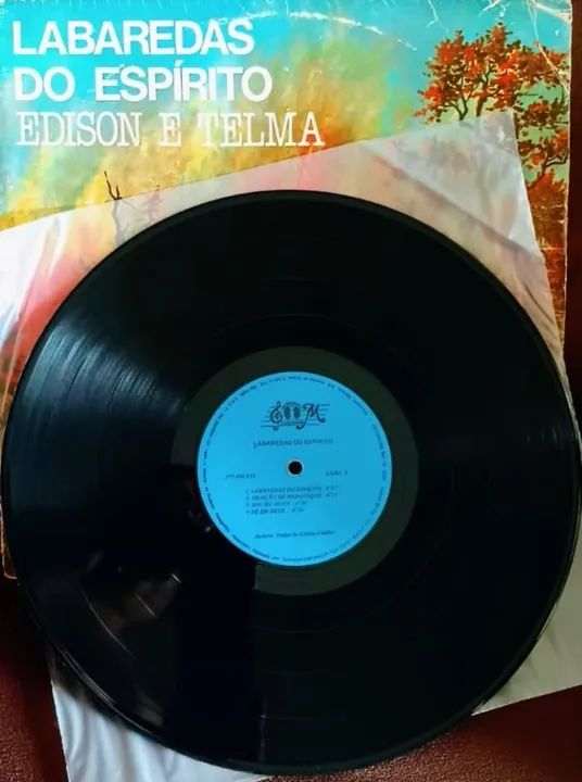 Lp Disco De Vinil Gospel Evangélico Edison E Telma - Labaredas do Espírito - Foto 3