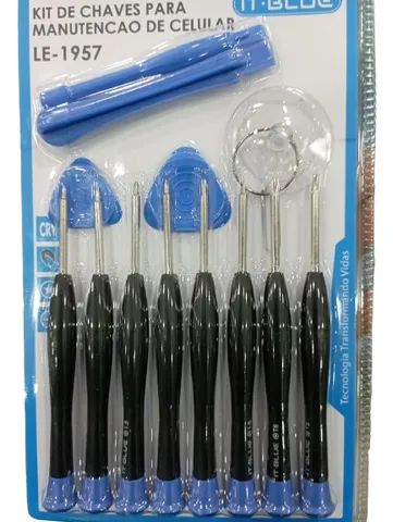 Kit de Chaves para a Manutenção de Celular com 13 Peças - Foto 3