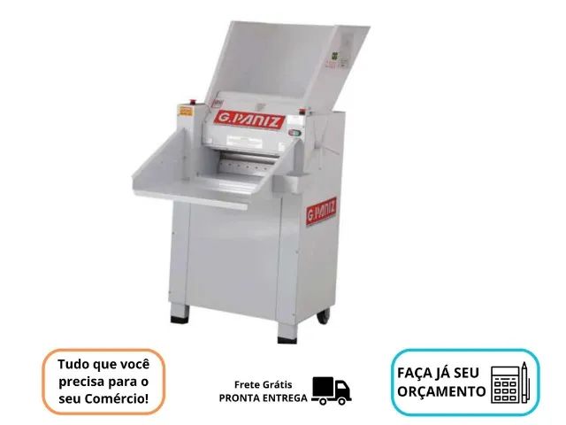 Cilindro de Massas Rolo 50cm 2 Motores