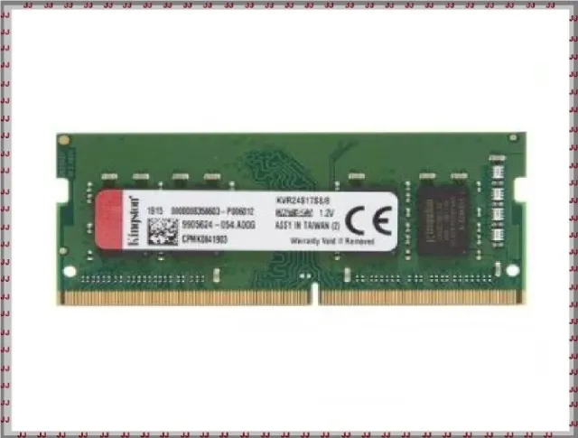 Memória Ram 8 Gb Value Kingston Ddr4 - Sdram 2400 Mhz para notebooks