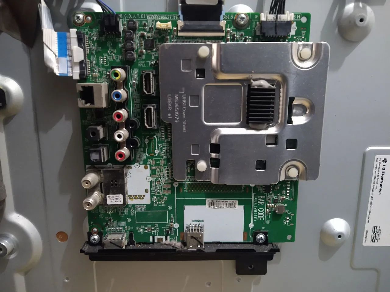 Placa de sinal tv LG 43uh6100