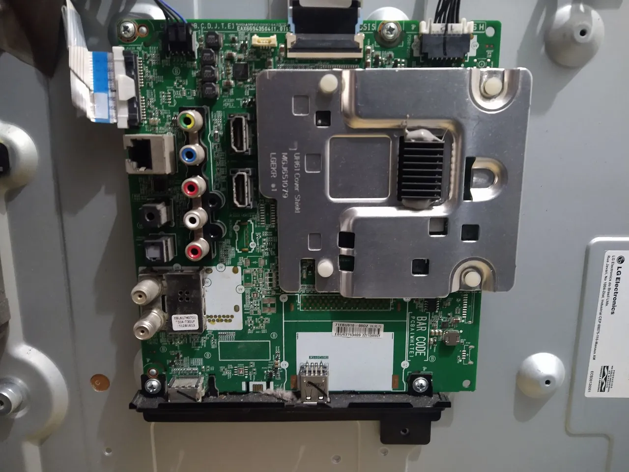 Placa de sinal tv LG 43uh6100
