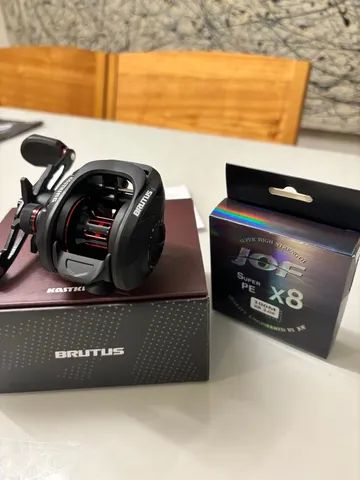 Carretilha kastking BRUTUS + linha JOF x8 Nova  - Foto 3