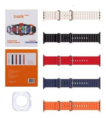 Smartwatch W66 PRO MAX + 6 pulseiras - Foto 4