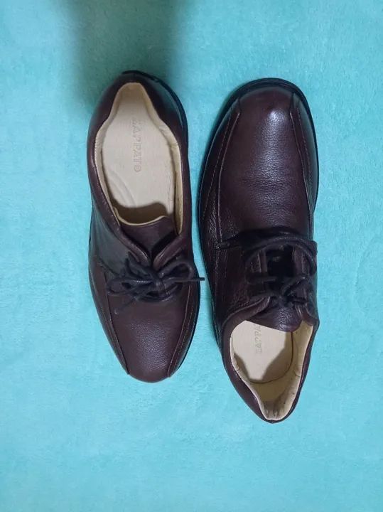 Sapatos Marrom Couro zapatto 