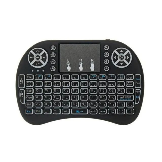 mini teclado wireless com led controle remoto lelong  le-7716 - Foto 3