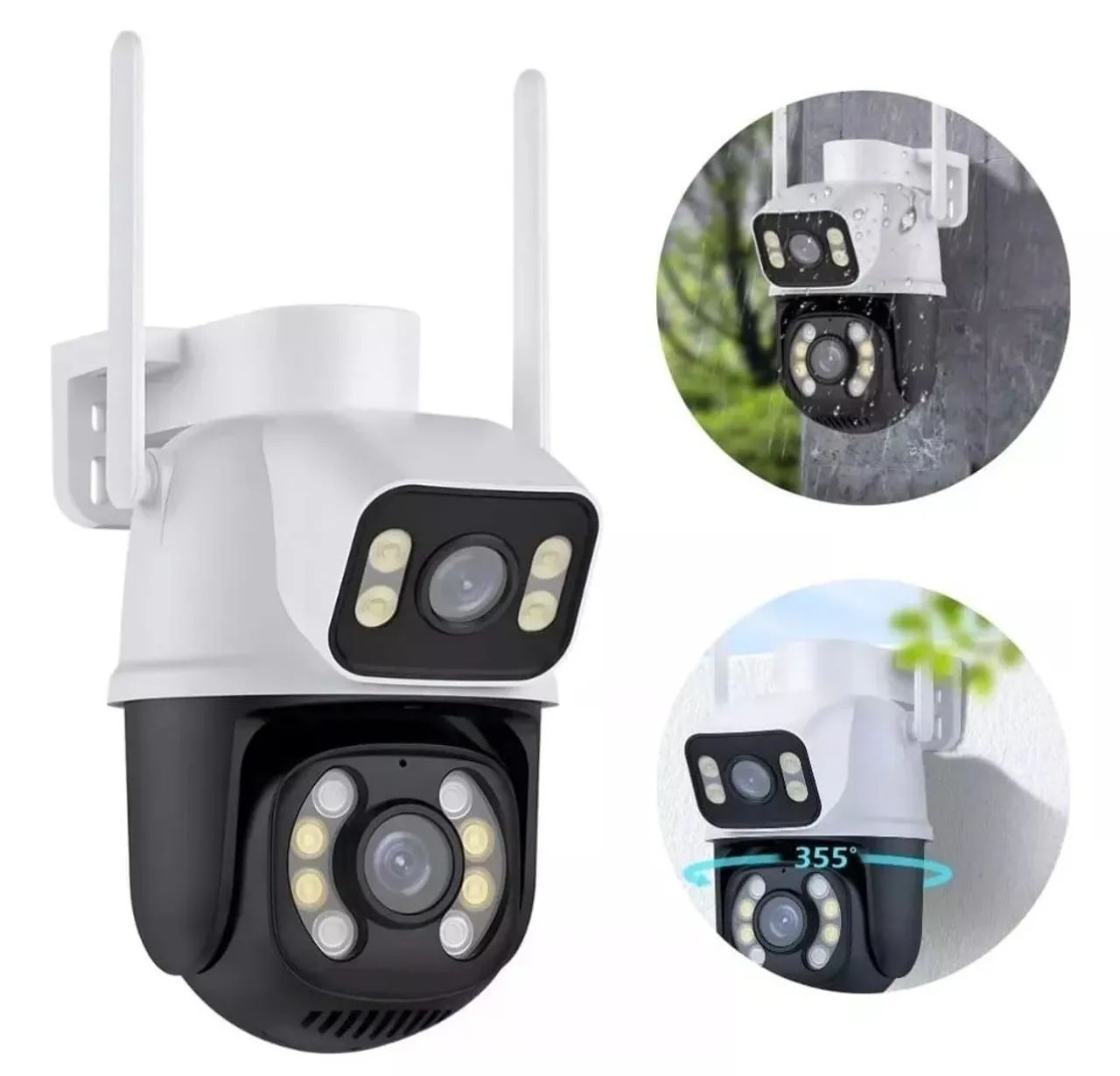 Câmera de Segurança Wi-Fi 360° - Alta Definição