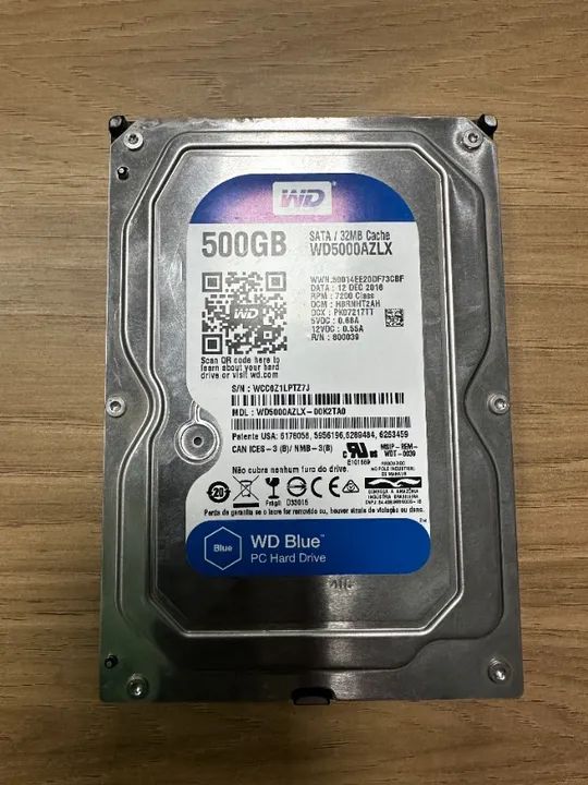 HD SATA 500GB - WesternDigital WD