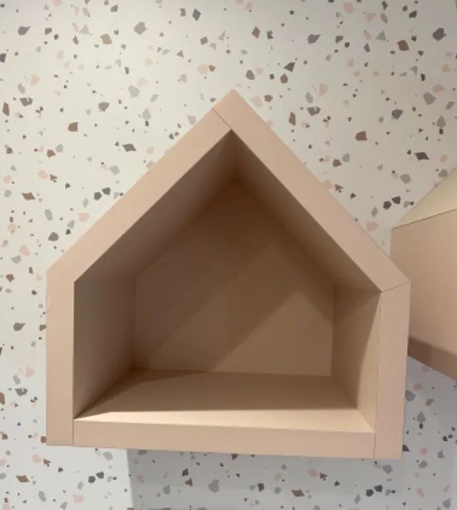 Kit 2 nichos mdf rosa - Foto 3