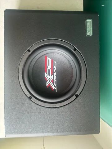 Subwoofer Slim Boog smart box caixa ativa já amplificada 200rms completa Sub dutado - Novo - Foto 2