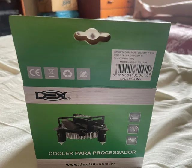 Cooler CPU Processador Intel Dex, DX-1155/1156, Preto - Foto 2