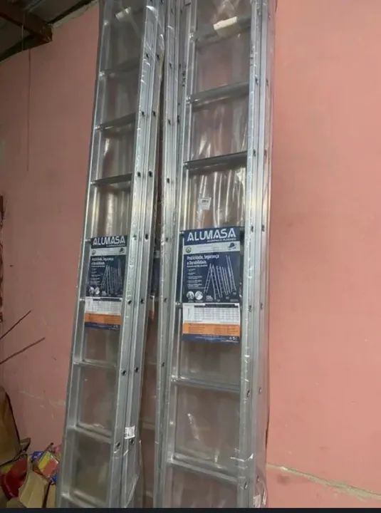 Escada de alumínio extensiva - Foto 2