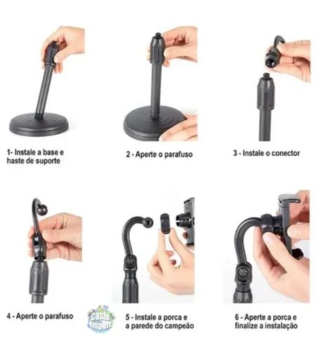 Suporte celular 360º com base antiderrapante - Foto 3