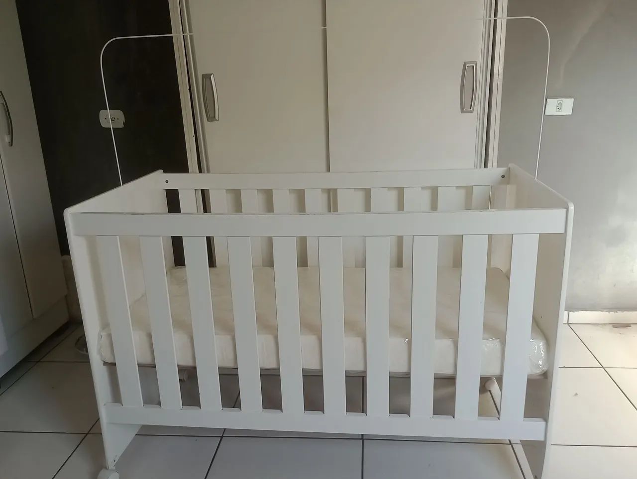 Berço de Bebê Branco
