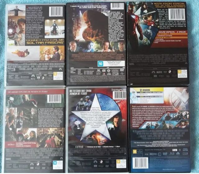 DVDs Marvel primeira fase - Foto 4