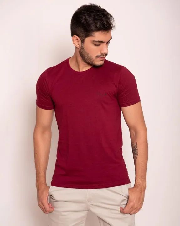 Camisa Masculina Gola Careca  - Foto 2