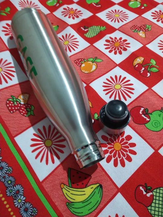 Garrafa de água térmica de aço inoxidável - Foto 4