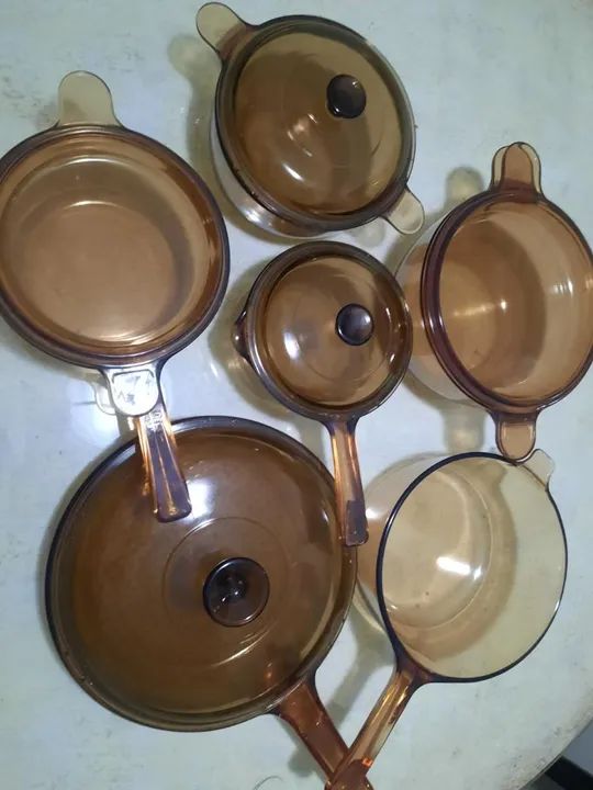 Jogo de Panelas de Vidro Refratário - Foto 2