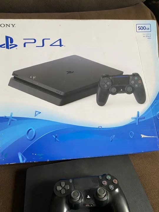 Playstation 4 slim 500gb jet black CUH-2006A - Consoles de Vídeo Game -  Paiçandu 1323972665 | OLX