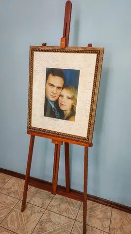 Cavalete de madeira e de de inóx para Quadro Presença e Pintura. Leia o anúncio - Foto 2