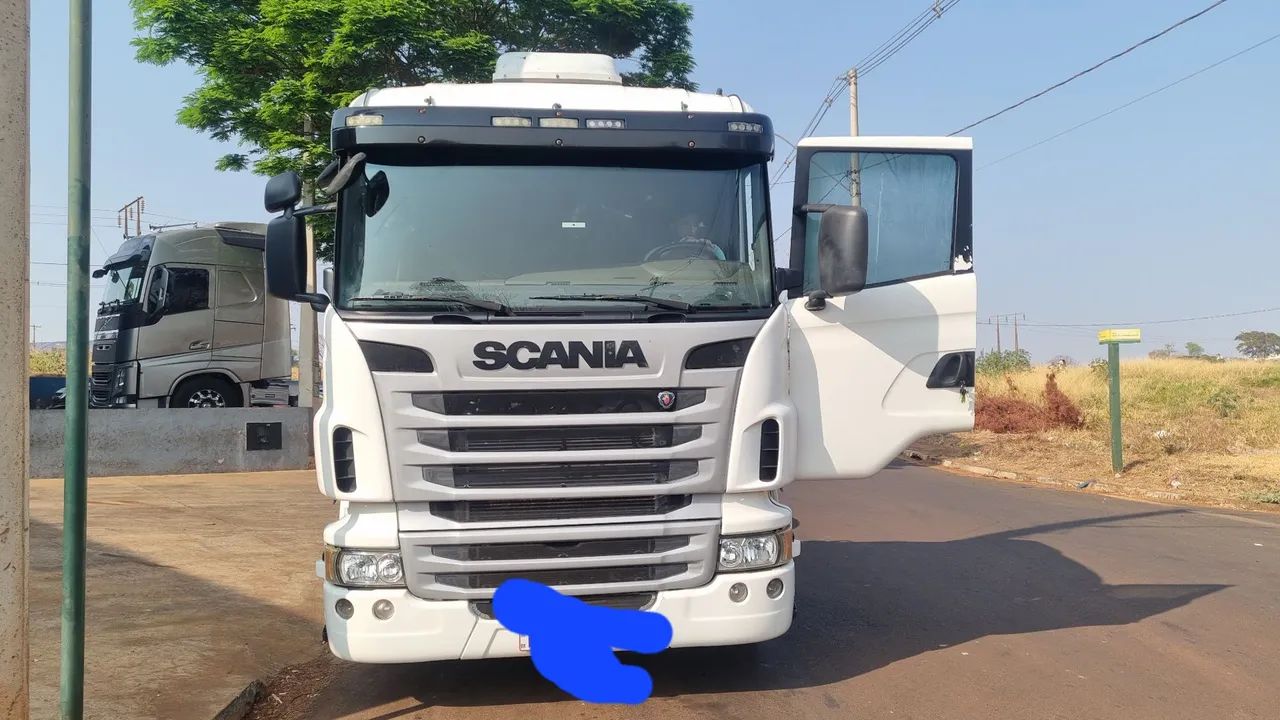 Caminhão Scania 6x4 Branco - Foto 2