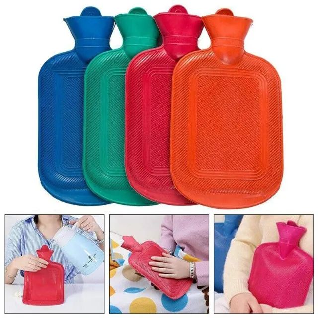 Bolsa Térmica Borracha Compressa Água Quente Fria 1 L