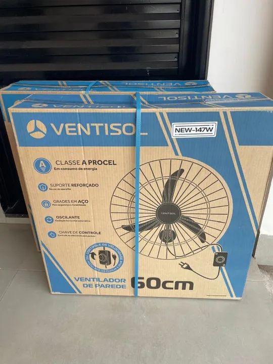 Ventisol Wall-Mounted Fan 60 cm, 110 V