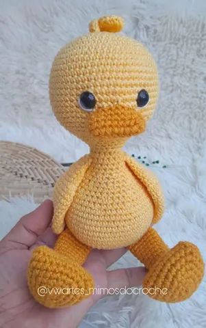 Patinho Amigurumi Crochê 