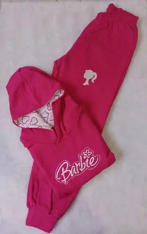 Conjunto moletom infantil Barbie T10